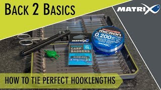 Coarse amp Match Fishing TV  How to tie hooklengths [upl. by Kcirdnekel]