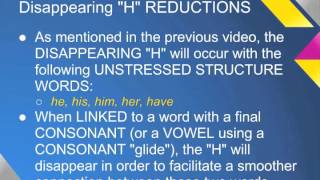 Advanced Speaking amp Pronunciation Video 6Linking [upl. by Idola]