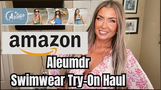 Aleumdr TRY ON HAUL  AMAZON SWIMSUITS  AFFORDABLE SWIMSUIT HAUL  HOTMESS MOMMA VLOGS [upl. by Daley]