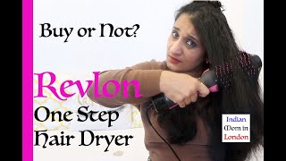 REVLON ONE STEP HAIR DRYER AND STYLER  Review amp Tutorial [upl. by Eelarol]