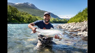 Fly fishing in Norway for salmon 2018 [upl. by Nylsor]