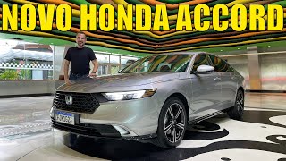 Novo Honda Accord Advanced Hybrid  Mais de 20 kml na cidade e muito conforto [upl. by Kenweigh]