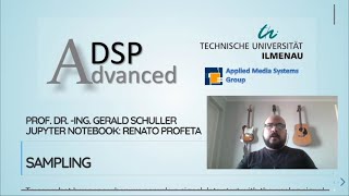 Advanced Digital Signal Processing using Python  06 Sampling [upl. by Zennas]