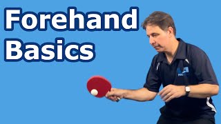 Table Tennis Forehand Lesson Master the Basics [upl. by Sinned]