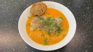 Fiskesuppe med torsk [upl. by Aicilif]