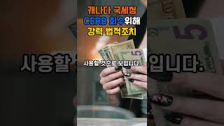 캐나다 국세청 CERB 과지급 및 부정수급 회수위해 강력 법적조치 예고 캐나다생활 cerb CRA [upl. by Chavez]