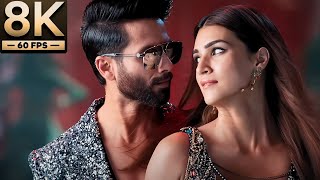 8K Remastered  Teri Baaton Mein Aisa Uljha Jiya Title Track  Kriti Sanon Shahid Kapoor [upl. by Clare]