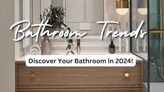 Bathroom Trends 2024  Design ideas and Tips for Bathrooms [upl. by Andromache132]