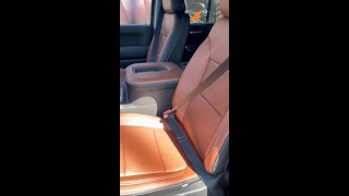 Custom Katzkin 2017 Chevrolet Silverado Brown Leather Seats chevy [upl. by Leirbag]