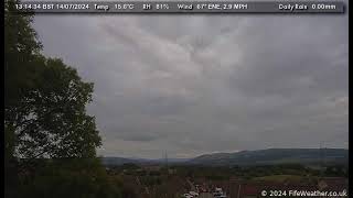 14 July 2024  Lochgelly WeatherCam Timelapse [upl. by Phionna52]