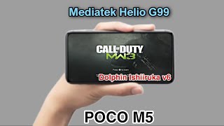 Call of Duty Modern Warfare 3 Gameplay in POCO M5  Dolphin Ishiiruka v6 Emulator [upl. by Krongold]