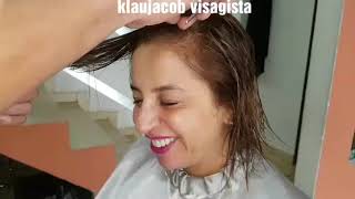 Como cortar cabelo fino para dar volume  Klau Jacob [upl. by Inait]