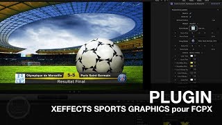 PLUGIN XEFFECTS SPORTS GRAPHICS POUR FCPX [upl. by Carlee]