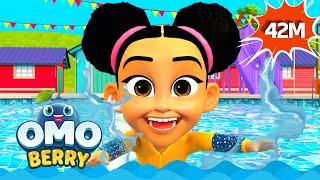 ⚠️ Safety Series  OmoBerry  Water Safety Fire Safety amp Street Safety Learning Videos For Kids [upl. by Anayad]