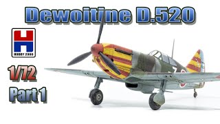 Сборка модели Dewoitine D520 172 Hobby 2000 часть1Building Dewoitine D520 172 Hobby2000 Part1 [upl. by Boesch]