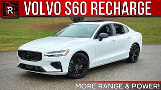 The 2023 Volvo S60 Recharge Black Edition Is A Reworked Electrified Luxury Sedan [upl. by Yeldarb]