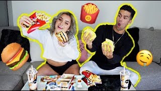 EPIC Mcdonalds MUKBANG ftGirlfriend [upl. by Raffarty]