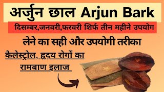 अर्जुन छाल के फायदे  Benefits Of Arjuna Bark  Use and Benefits In Hindi [upl. by Ydarb]