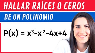 Hallar RAÍCES ENTERAS o CEROS de un Polinomio por RUFFINI 🟥 [upl. by Thorma40]