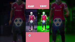 edit vs clip free fire glow editing shorts shortsfeed [upl. by Goodill]