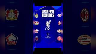 UEFA CHAMPIONS LEAGUE PHASE DRAW 20242025 [upl. by Syl]