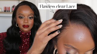 NEW CLEAR LACE amp CLEAN HAIRLINE 👀 Lace Front Wig 🔥 Undetectable Skin Melt Wig  XRSBEAUTY [upl. by Linnette]