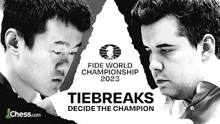 Ding vs Nepomniachtchi It All Comes Down To Tiebreaks  FIDE World Championship 2023  FINAL [upl. by Doak]