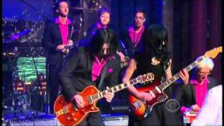 Wanda Jackson wJack White  quotShakin All Overquot 120 Letterman TheAudioPervcom [upl. by Aihsenad647]