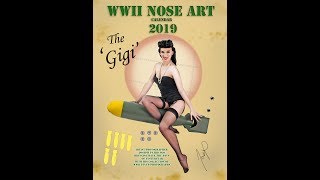 2019 WWII NOSE ART PINUP Calendar video [upl. by Hailed]