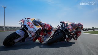 MAVERICK VINALES VS MARC MARQUEZ  MOTOGP SILVERSTONE INGGRIS  MOTOGP 24 GAMEPLAY REPLAY [upl. by Naggem469]