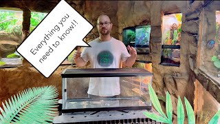 Baby Ball Python Glass Cage Set Up Tutorial [upl. by Gaskins731]