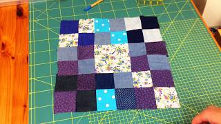 Stoffreste verarbeiten  Patchwork [upl. by Aracahs]