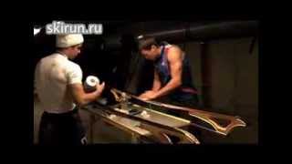 Legkov and Chernousov waxing skis before Sochi 2014 [upl. by Lopes]