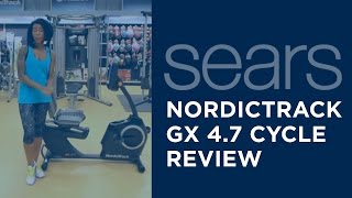 NordicTrack GX 47 Recumbent Cycle Review [upl. by Adorl680]