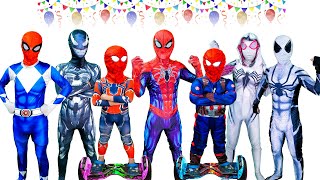 What If ALL SPIDERMAN amp JOKER in 1 HOUSE Hey Two KID SPIDER MAN Destroy Joker Thief  More [upl. by Ardnasirhc]