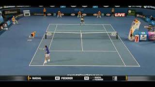 HDNadal vs Federer Australian Open 2009 PT1 [upl. by Nadoj]