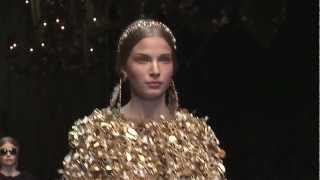 DOLCE amp GABBANA WOMENSWEAR FW 2013 FASHION SHOW [upl. by Diskin]