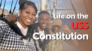 Life on USS Constitution aka Old Ironsides  Working Aboard As A NAVY Sailor [upl. by Silsbye632]