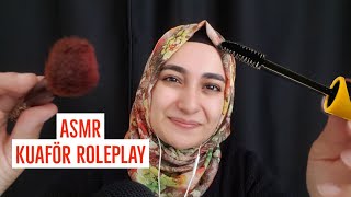 ASMR Sana Makyaj Yapıyorum  ASMR Kuaför Roleplay  ASMR Türkçe  ASMR Makyaj [upl. by Cleland]