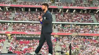 Calum Scott  Dancing on My Own  I Wanna Dance With Somebody  Budapest 20240720 [upl. by Aihtnic]