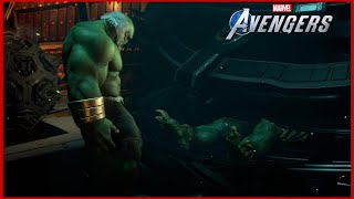 Maestro Fights Abomination  Marvels Avengers 4K 60fps [upl. by Atteyram145]