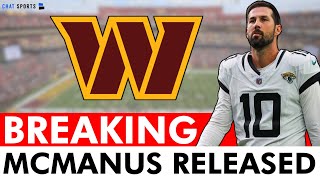 BREAKING NEWS Commanders Releasing Kicker Brandon McManus  Who Will Be Washington’s Next Kicker [upl. by Dani611]