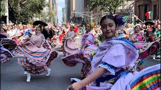 Nyc Live Mexican Independence Day parade 2024 [upl. by Werdnaed]