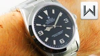 Rolex Oyster Perpetual Explorer 14270 Luxury Watch Review [upl. by Llehsyar19]