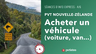 🇳🇿 10 minutes sur le PVT NouvelleZélande  acheter un véhicule voiture van [upl. by Emerald]