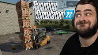 6 palet jedna na drugiej i zagroda dla owiec  Farming Simulator 22 [upl. by Tiffi]