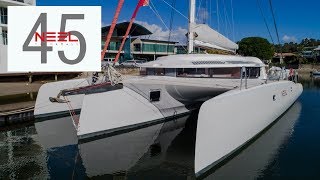 Neel 45 Trimaran  Video Tour Walkthrough [upl. by Infeld]