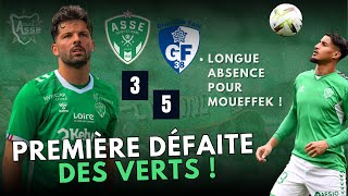 ASSE 35 Grenoble Première défaite des Verts Des nouvelles peu rassurantes pour Moueffek [upl. by Platon]