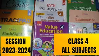 CLASS 4 syllabus  All subjects  New session 20232024 [upl. by Nylirem165]