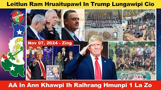 Nov 07 Zing Leitlun Ram Hruaitupawl In Donald Trump Lungawipi AA In Ralhrang Battalion 757 La Zo [upl. by Pierre]